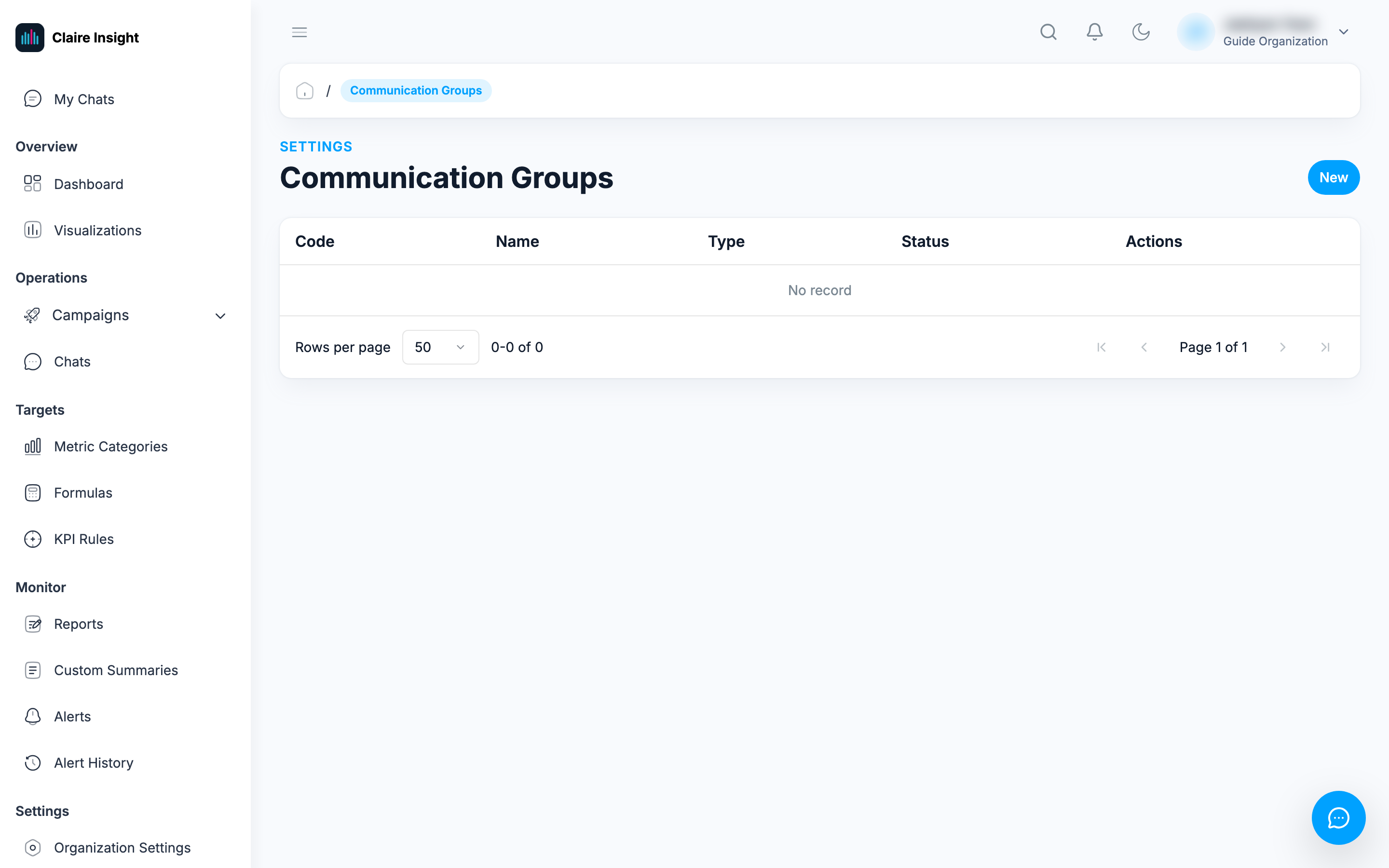 Communication Groups