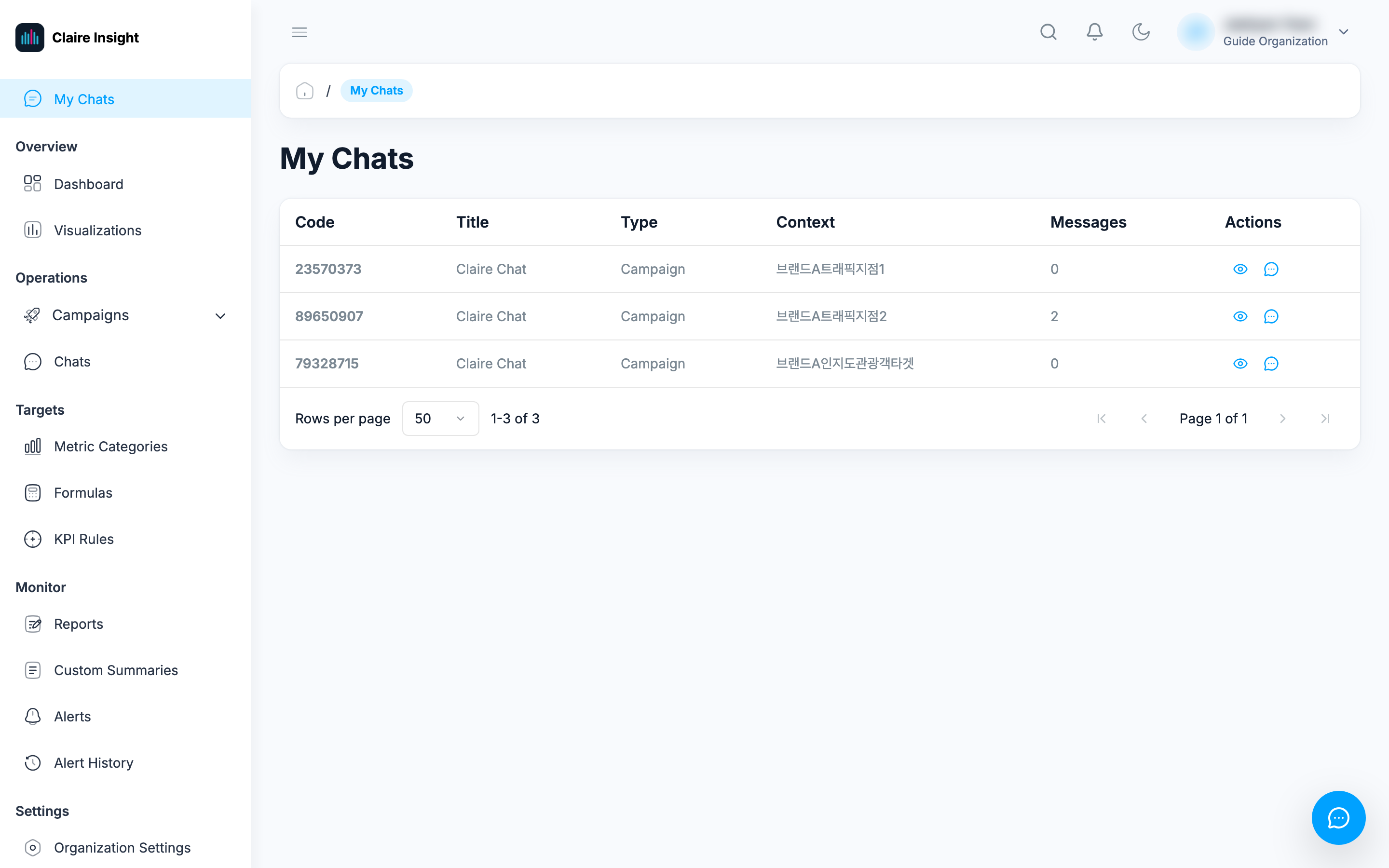 My Chats